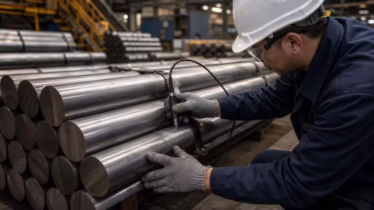 alloy steel shown during psi inspection