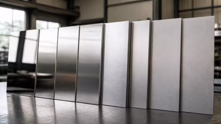 Educational steel scene illustrating 304 Stainless Steel Sheet: How Finish and Thickness Change What You See