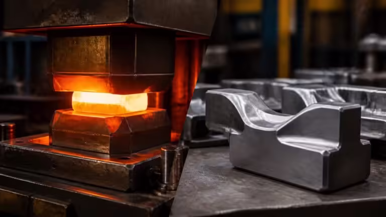 Educational steel scene illustrating H13 Tool Steel Heat Treatment: A Practical Route to Hot-Work Performance