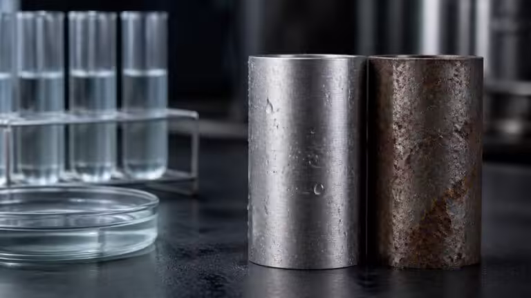 Educational steel scene illustrating 316 Stainless Steel Composition: Why Molybdenum Helps in Chloride Exposure