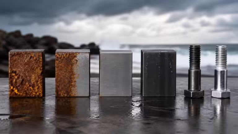 Educational steel scene illustrating Does Alloy Steel Rust? What Protection Actually Changes the Answer